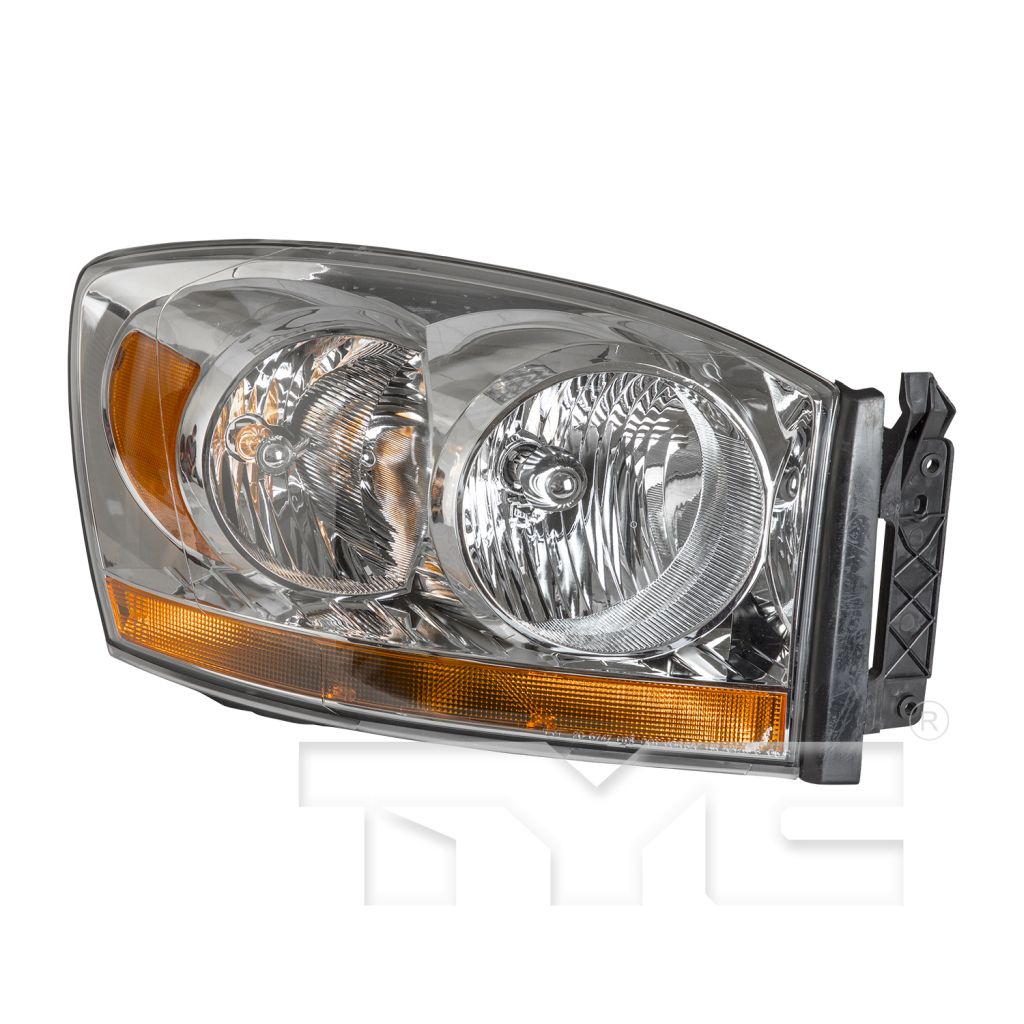 DODGE TRUCKS & VANS DODGE/PU ( R1500)(EXC Mega Cab 06-08) HEAD LAMP ASSEMBLY RIGHT (Passenger Side) (W/O BLACK BEZEL) OEM#55077794AD 2006 PL#CH2519114