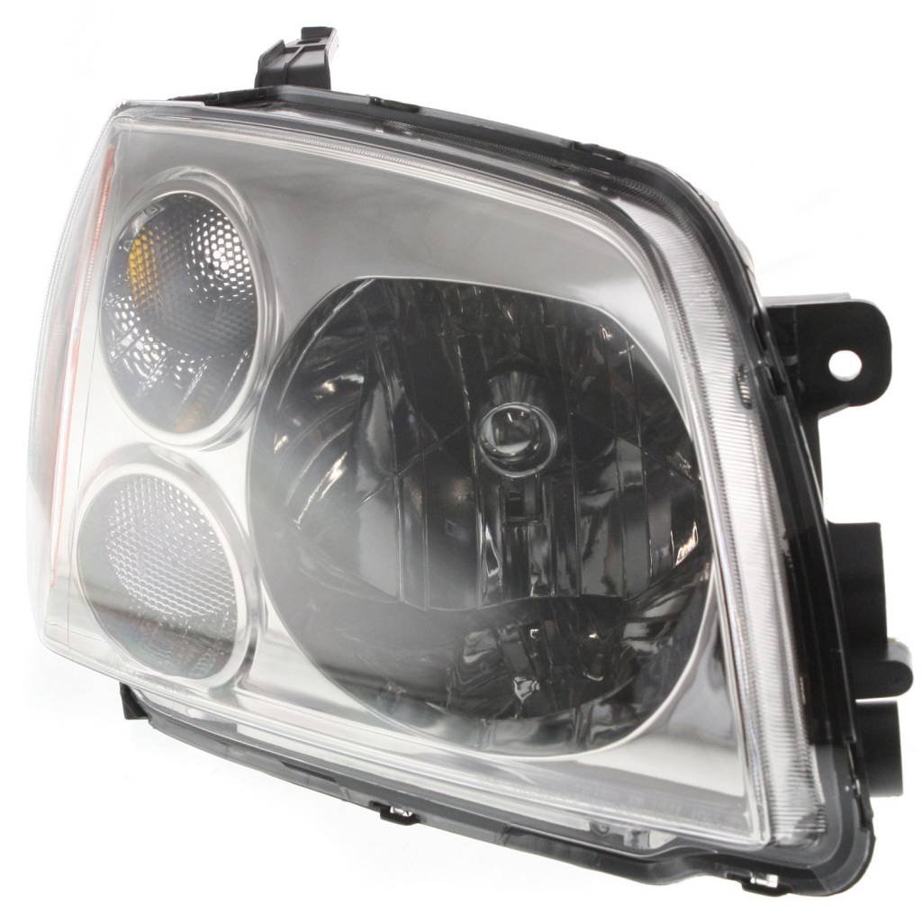 MITSUBISHI GALANT HEAD LAMP ASSY RIGHT (Passenger Side) CHROME BEZEL (W/O PROJECTOR)**CAPA** OEM#MR991162 2009-2012 PL#MI2503127C