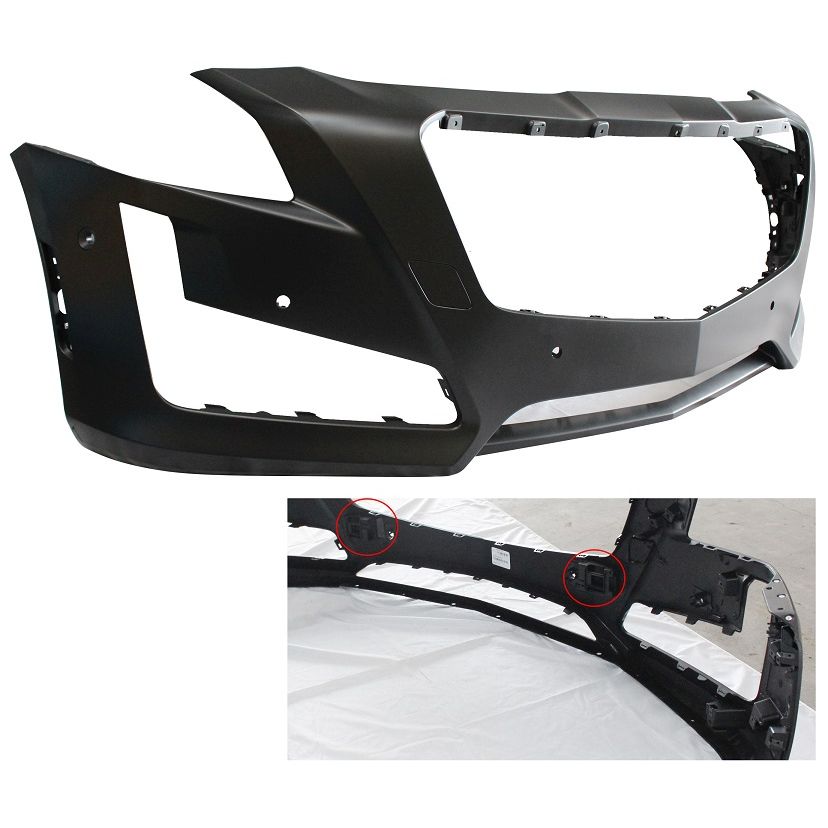 CADILLAC CTS SEDAN FRONT BUMPER COVER PRIMED (W/SENSOR)(W/PRE-COLLISION) OEM#84033408 2014-2019 PL#GM1000958