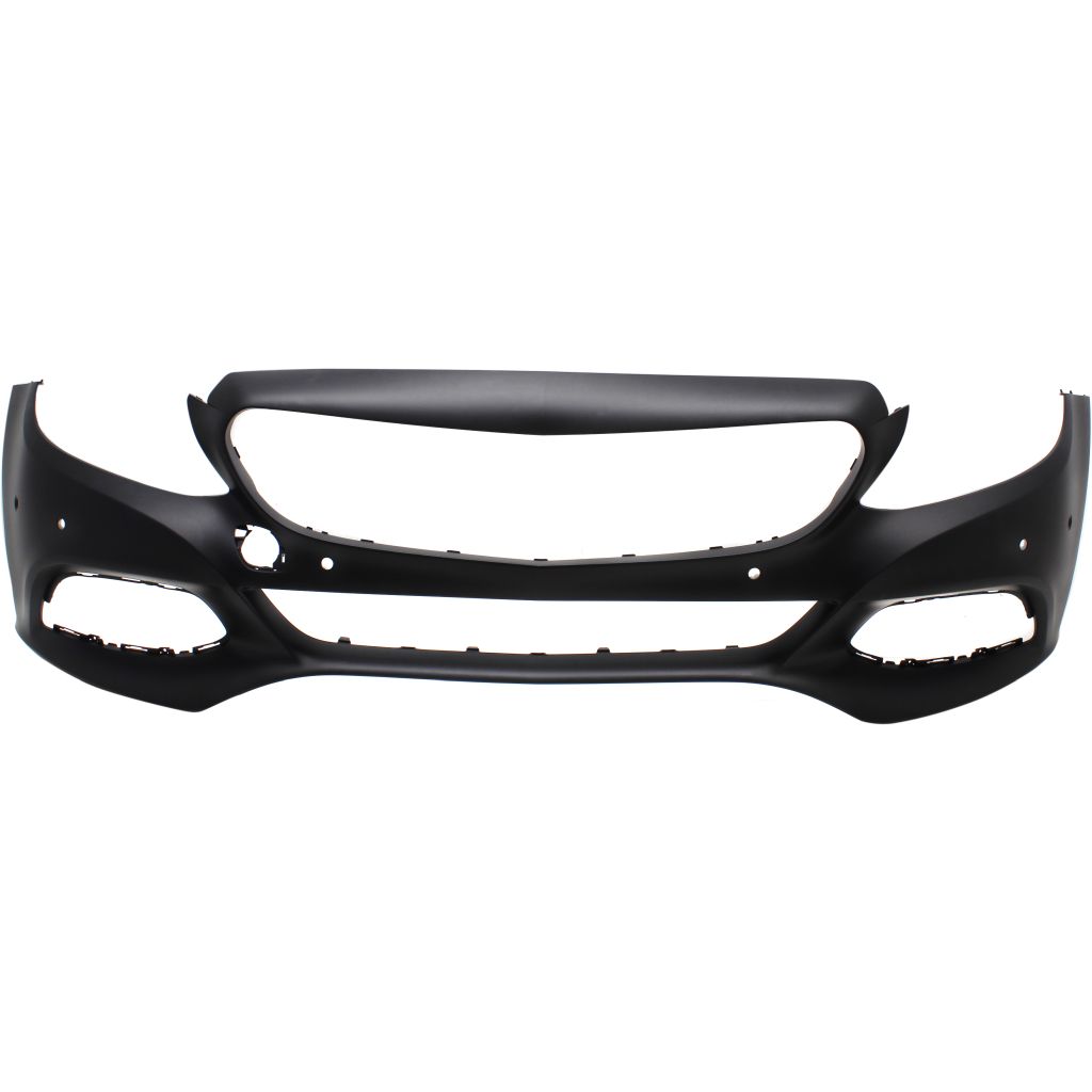 MERCEDES-BENZ C-CLASS CONV FRONT BUMPER COVER PRIMED (C300 WO/SPORT) W/SENSOR W/SURROUND VIEW**CAPA** OEM#2058802040649999 2017-2018 PL#MB1000511C