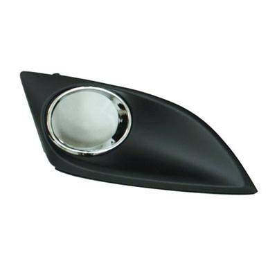 MAZDA CX-7 FOG LAMP COVER INSERT RIGHT (Passenger Side) CHR/BLK (W/FOG) OEM#EH4550B40E 2010-2012 PL#MA1039124