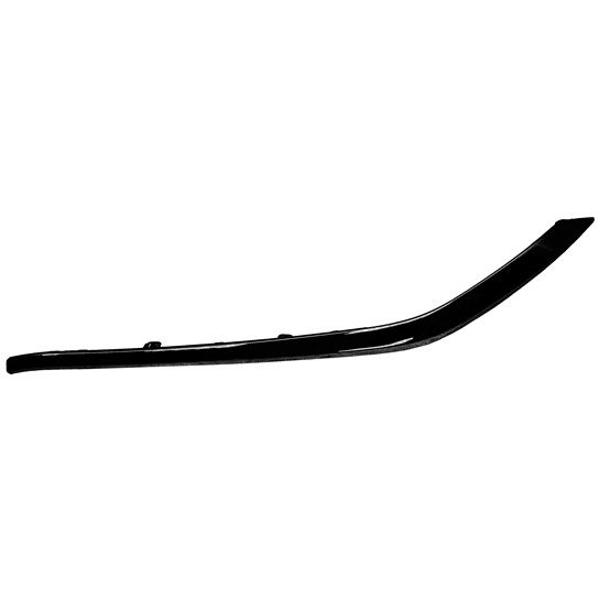NISSAN(DATSUN) MURANO FRONT BUMPER MLDG LEFT (Driver Side) GLOSS BLACK (W/MIDNIGHT) OEM#620759UH0A 2021-2024 PL#NI1046117