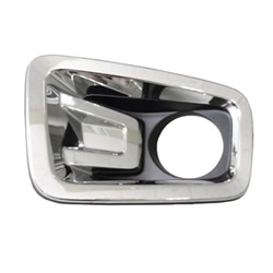 NISSAN(DATSUN) TITAN XD FOG LAMP COVER LEFT (Driver Side) CHR/BLK (W/FOG) OEM#62257EZ02B 2016-2019 PL#NI1038152