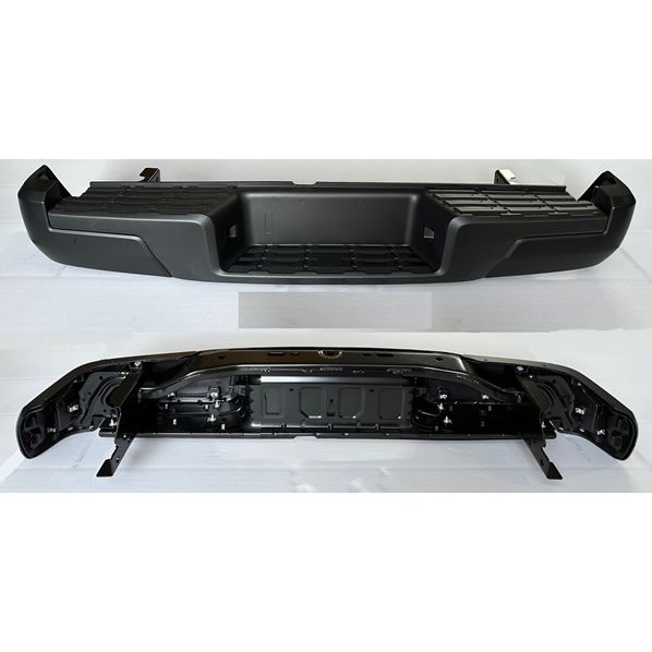 NISSAN(DATSUN) FRONTIER REAR STEP BUMPER ASSY BLACK (WO/SENSOR) OEM#850109BU0A-PFM 2022-2023 PL#NI1103148