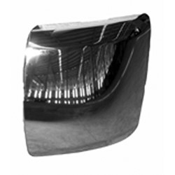 GM TRUCKS & VANS SILVERADO/PU 2500/3500 (CHEVY) FRONT BUMPER END LEFT CHROME (WO/FOG) OEM#15839253 2007-2010 PL#GM1016107