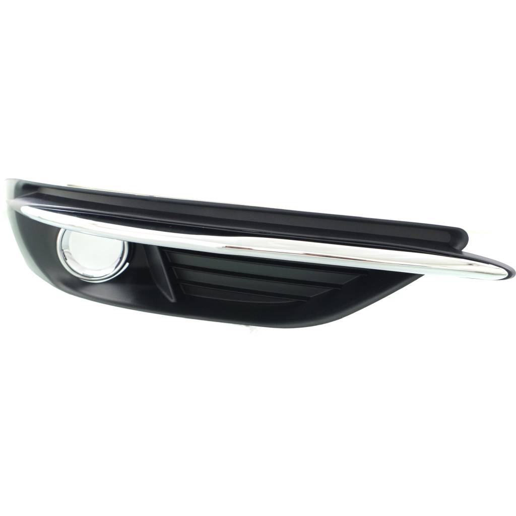 CHRYSLER 200 CONV FOG LAMP COVER RIGHT (Passenger Side) (W/FOG) BLK/CHR RING/CHR MOLDING OEM#68102302AA 2011-2014 PL#CH1039125