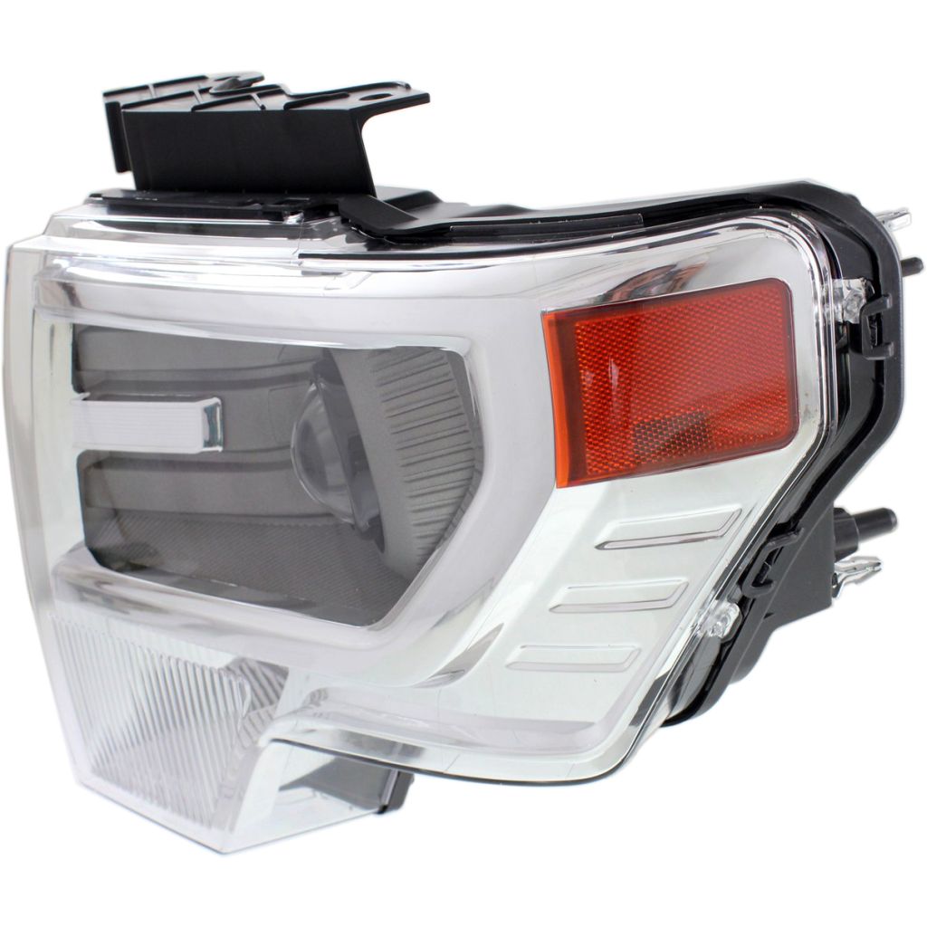 FORD TRUCKS & VANS FORD/PU F150 (EXC SVT RAPTOR) HEAD LAMP LEFT (Driver Side) ( HID)(CHROME TRIM)(WO/BULBS&BALLAST) OEM#DL3Z13008AC 2009-2014 PL#FO2518120