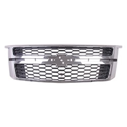 GM TRUCKS & VANS SUBURBAN GRILLE CHROME/BLACK INNERW/EMBLEM (DIAMOND MESH)LS/LT(OEM surplus) OEM#84724083 2015-2020 PL#GM1200703