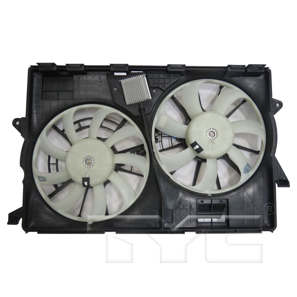JEEP CHEROKEE RADIATOR & A/C FAN ASSEMBLY (DUAL FAN) (2.0 TURBO)(3.2L HD DUTY) OEM#52014621AG 2019-2023 PL#CH3115177