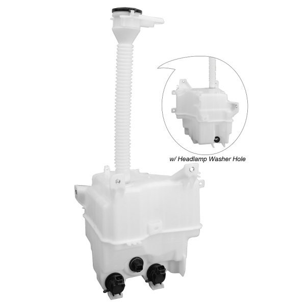 LEXUS RX 350 WASHER TANK W/PUMP W/SENSOR W/CAP (WO/HEAD/LAMP WASHER) OEM#853150E040-PFM 2010-2015 PL#LX1288123