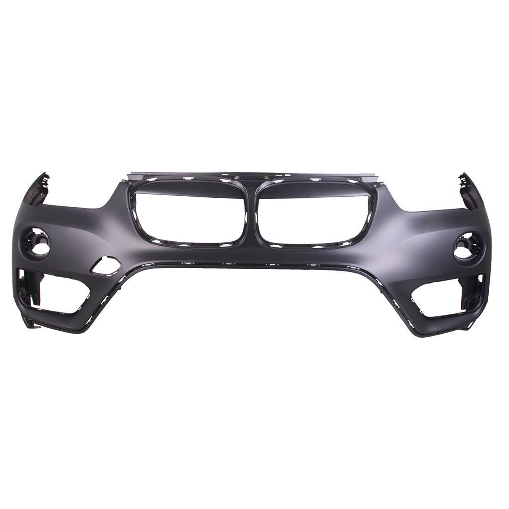 BMW BMW X1 FRONT BUMPER COVER PRIMED (WO/WASHER)(W/SENSOR)(WO/M PKG)**CAPA** OEM#51117453566 2016-2019 PL#BM1014101C