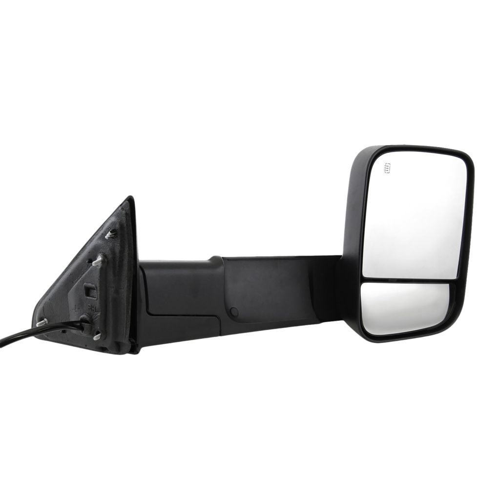 DODGE TRUCKS & VANS DODGE/PU (R1500) DOOR MIRROR RIGHT (Passenger Side) PWR/HTD/SIGNAL/PUDDLE (DUAL GLASS)(TEXT BLK)(W/TOW) OEM#68285864AB 2013-2022 PL#CH1321350