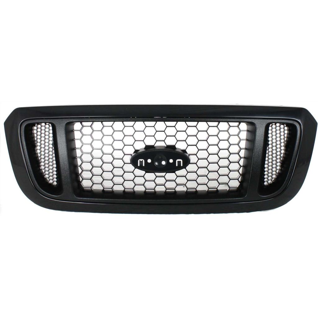 FORD TRUCKS & VANS RANGER GRILLE PTD BLACK W/ARG MESH TYPE (4WD) OEM#4L5Z8200DAF 2004-2005 PL#FO1200460