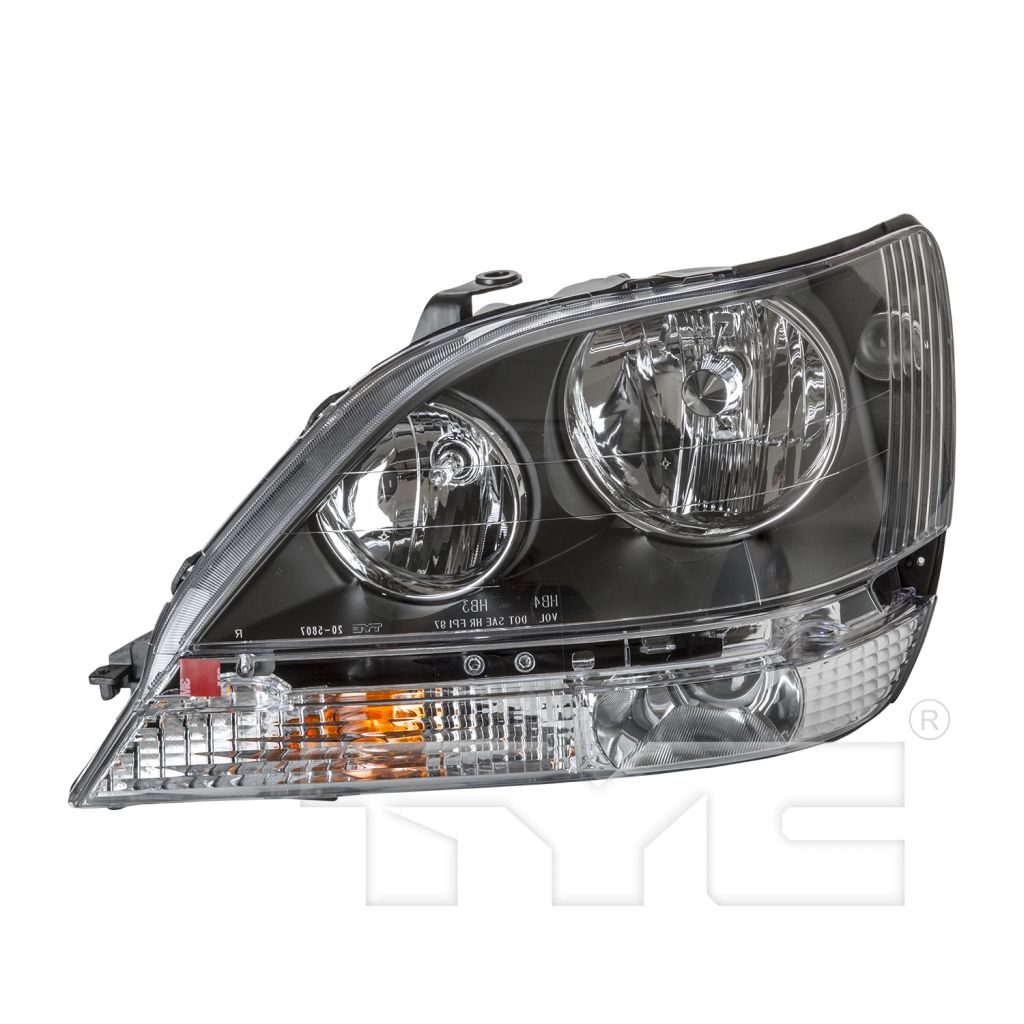 LEXUS RX 300 HEAD LAMP ASSEMBLY LEFT (Driver Side) (HAOGEN)(W/GRAY BASE) OEM#8115048031 1999-2000 PL#LX2502103
