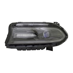 DODGE CHARGER HEAD LAMP ASSEMBLY LEFT (Driver Side) (HALOGEN) (W/LED DRL) OEM#68294431AF 2016-2017 PL#CH2502296