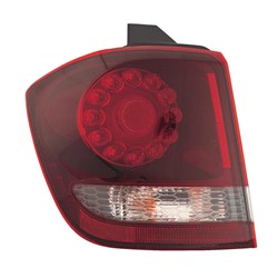 DODGE JOURNEY TAIL LAMP ASSY LEFT (Driver Side) (OUTER)(LED)(W/BLACK TRIM)**CAPA** OEM#68227133AA 2009-2020 PL#CH2804114C