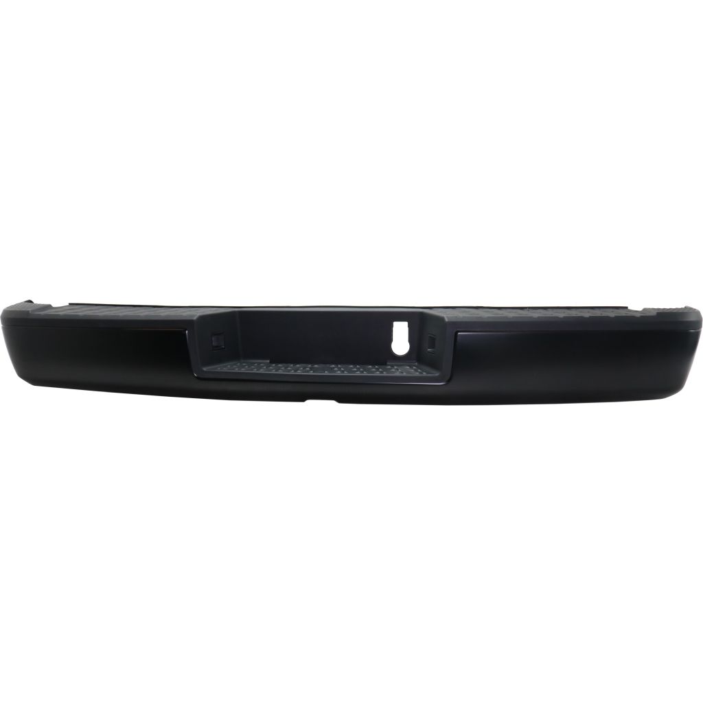 NISSAN(DATSUN) TITAN REAR STEP BUMPER ASSY BLACK W/PAD W/REINF (WO/TOW HITCH)(WO/SENSOR) OEM#85022EZ55A-PFM 2017-2019 PL#NI1103130