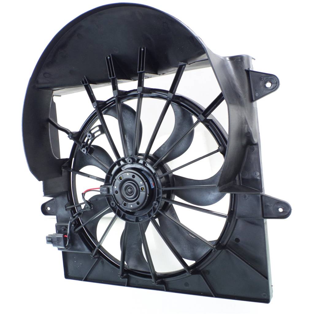 JEEP GRAND CHEROKEE RADIATOR FAN ASSEMBLY (3.7/4.7L) W/RESTSTOR OEM#55037969AB 2009-2010 PL#CH3117105