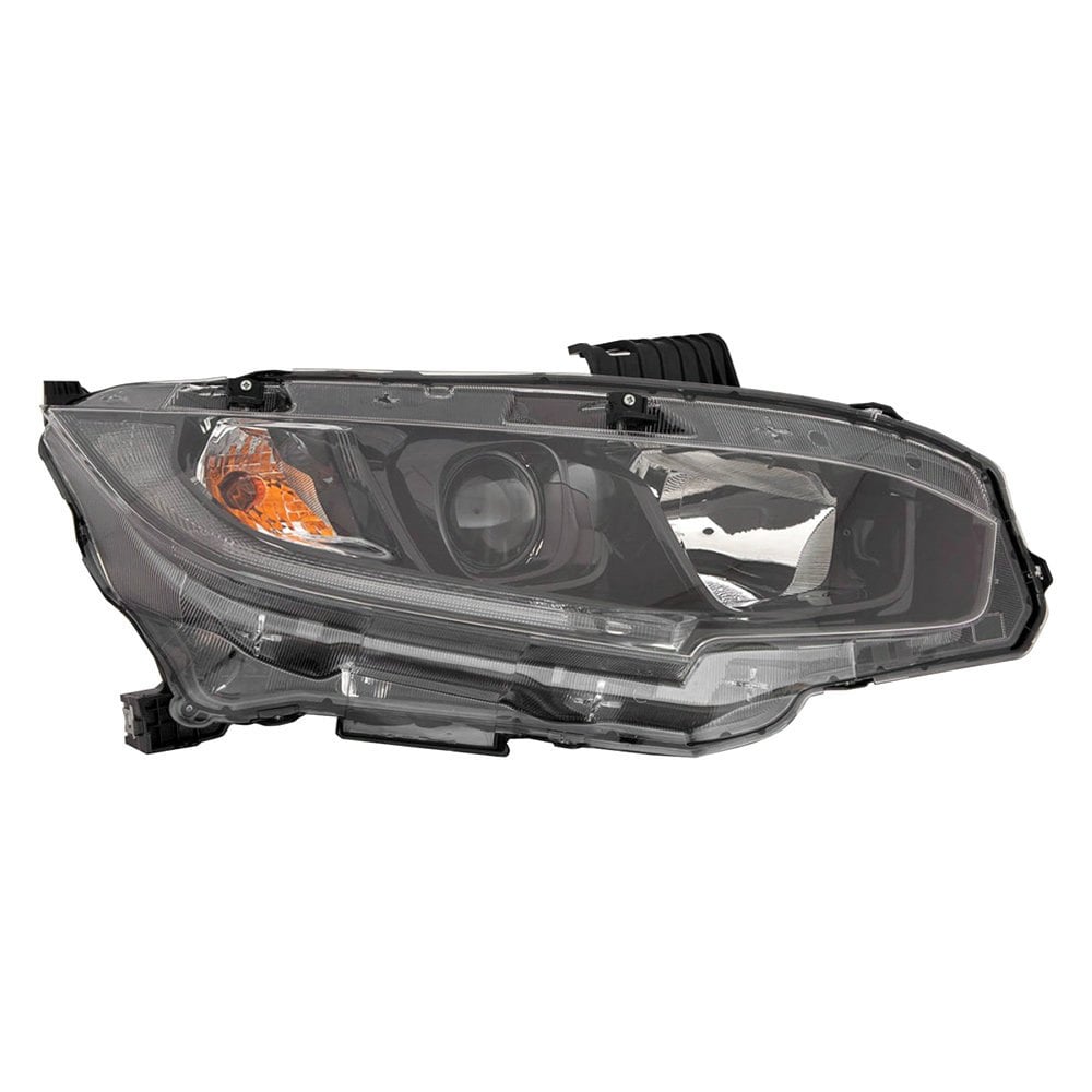 HONDA CIVIC SEDAN HEAD LAMP ASSY RIGHT (Passenger Side) (HALOGEN)(BLACK BEZEL) OEM#33100TBAA31 2019-2021 PL#HO2503192