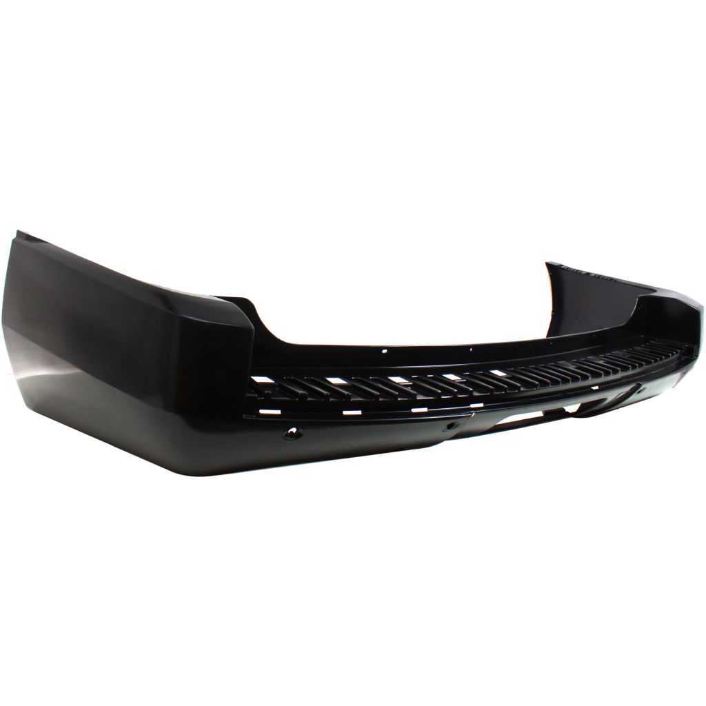 GM TRUCKS & VANS SUBURBAN (CHEVY) REAR BUMPER COVER PRIMED (W/SENSOR)( W/CHR MOLDING HOLE )(LTZ MDL) OEM#20951796 2007-2014 PL#GM1100786