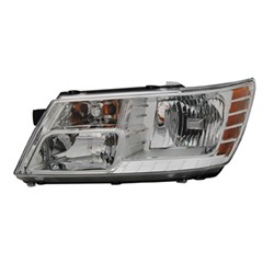 DODGE JOURNEY HEAD LAMP ASSEMBLY LEFT (Driver Side) (CHROME BEZEL) **CAPA** OEM#5116289AC (P) 2009-2020 PL#CH2502222C