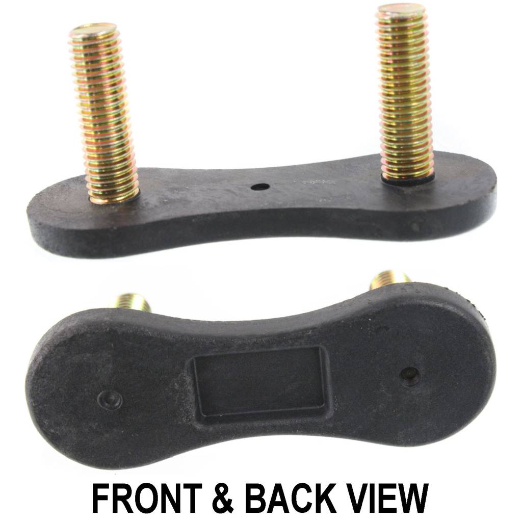 FORD TRUCKS & VANS FORD/PU (F150 HERITAGE MODEL) FRONT BUMPER STUD PLATE RIGHT (Passenger Side)=LEFT (Driver Side) (BRACKET) OEM#F65Z17C886AA 2004 PL#FO1066155