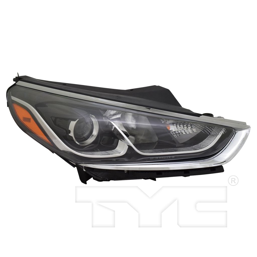 HYUNDAI SONATA HEAD LAMP ASSEMBLY RIGHT (Passenger Side) (HALOGEN)**CAPA** OEM#92102C2500 2018-2019 PL#HY2503217C