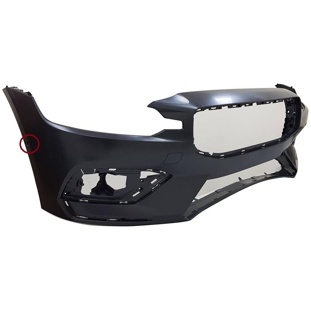 VOLVO VOLVO S60 FRONT BUMPER COVER PRIMED (WO/WASH)(W/PARALLEL PK ASSIST)(INSCRIPTION)(W/CHROME MLDG) OEM#397964537 2019-2021 PL#VO1000249