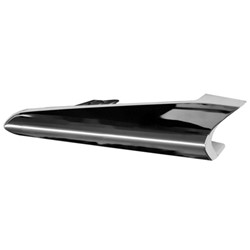 MAZDA MAZDA3 FOG LAMP COVER INNER TRIM LEFT (Driver Side) CHROME (W/FOG)(MEXICO BUILT) OEM#BAJC50C22 2017-2018 PL#MA1038136
