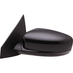 DODGE DART DOOR MIRROR LEFT (Driver Side) PWR/HTD/SIGNAL/PUDDLE (WO/BLIND SYSTEM) OEM#6AC751X8AA-PFM 2016 PL#CH1320408