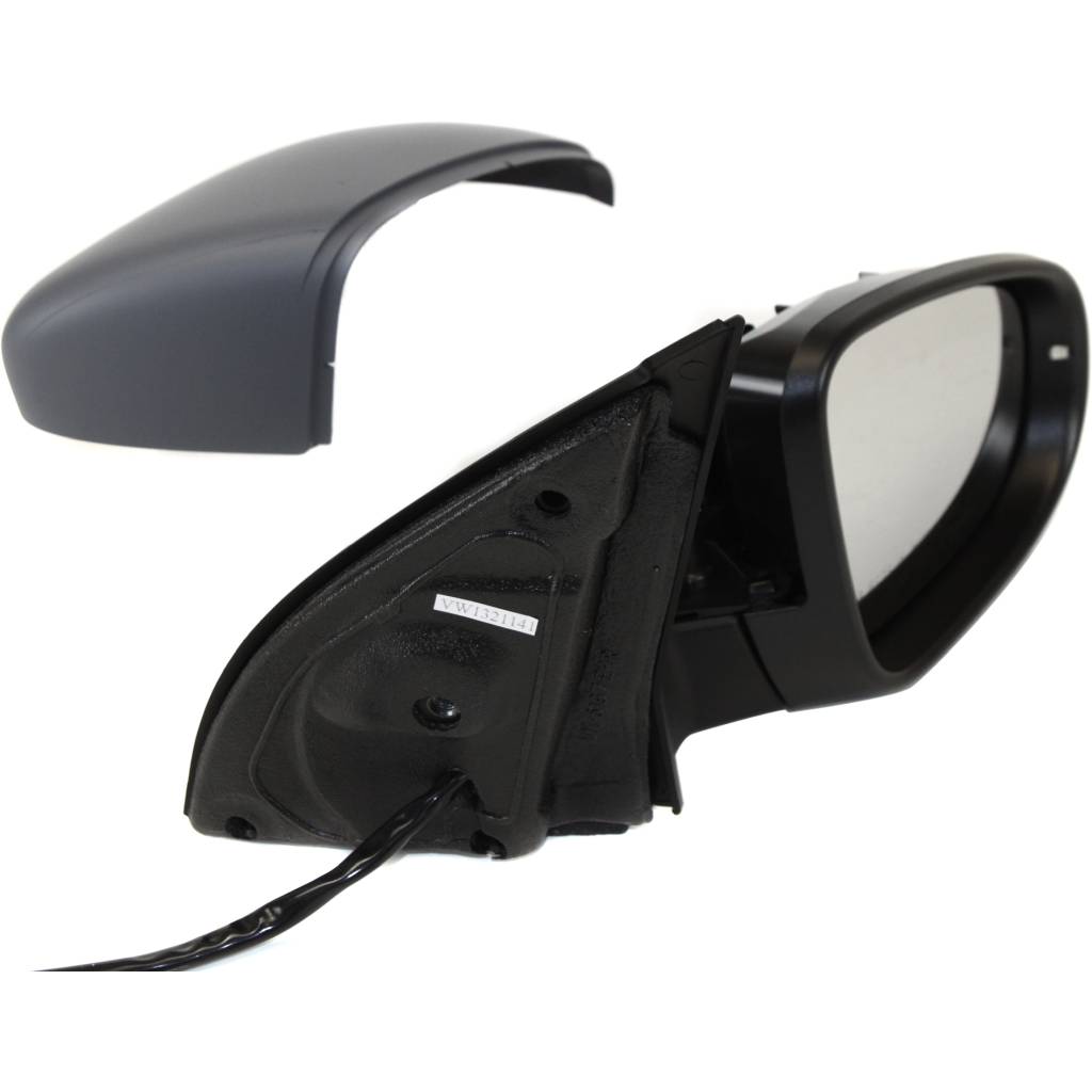 VOLKSWAGEN GOLF (2/4 DR) (LH Exhaust) DOOR MIRROR RIGHT (Passenger Side) HTD/Memory/Puddle/Power Folding; PTM) OEM#5K0857508AF9B9-PFM 2010-2014 PL#VW1321141