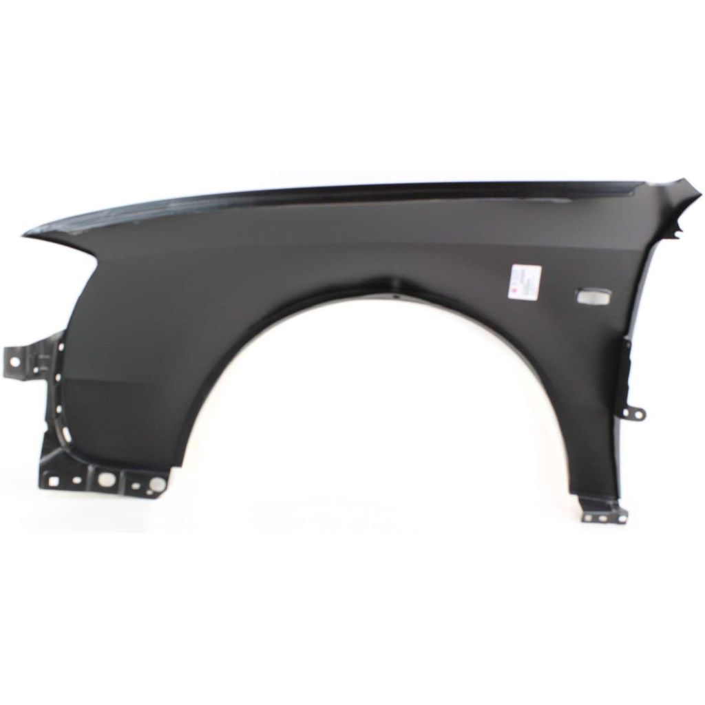 AUDI S6 FENDER RIGHT (Passenger Side) (6 CYL)(W/S.L.Hole) OEM#4B0821106B 2002-2004 PL#AU1241119