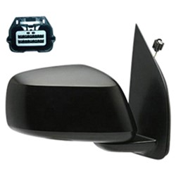 NISSAN(DATSUN) PATHFINDER DOOR MIRROR RIGHT (Passenger Side) POWER/HEATED (W/MEMORY)(PTM)(LE MDL)(11-12 SILVER EDITION) OEM#96301EA29E 2005-2012 PL#NI1321201
