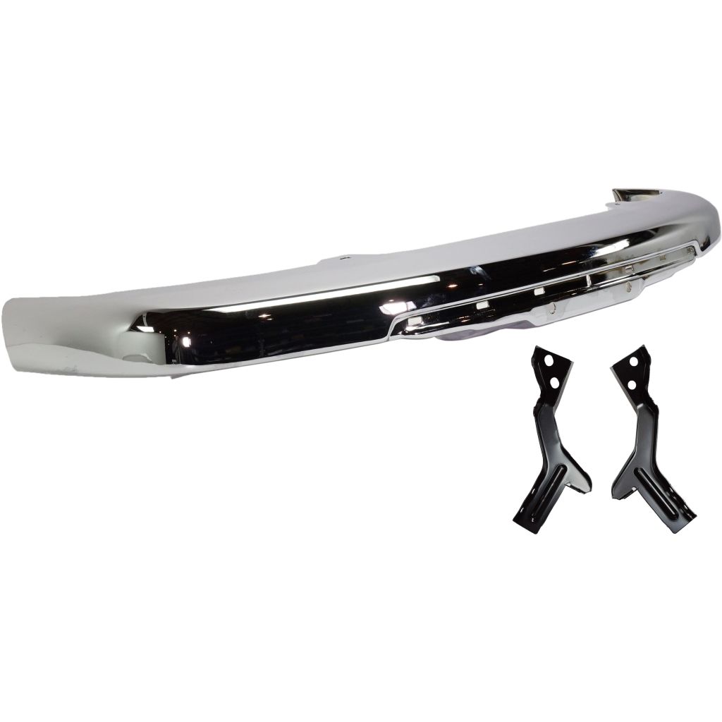 GM TRUCKS & VANS COLORADO (CHEVY) FRONT BUMPER CHROME (W/ BRACE BRKT) OEM#19210442 2004-2012 PL#GM1002460