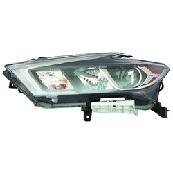 NISSAN(DATSUN) MAXIMA HEAD LAMP ASSEMBLY LEFT (Driver Side) (HALOGEN)(WO/LED DRL)(S/SL/SV) **CAPA** OEM#260604RF0B 2016-2018 PL#NI2502235C