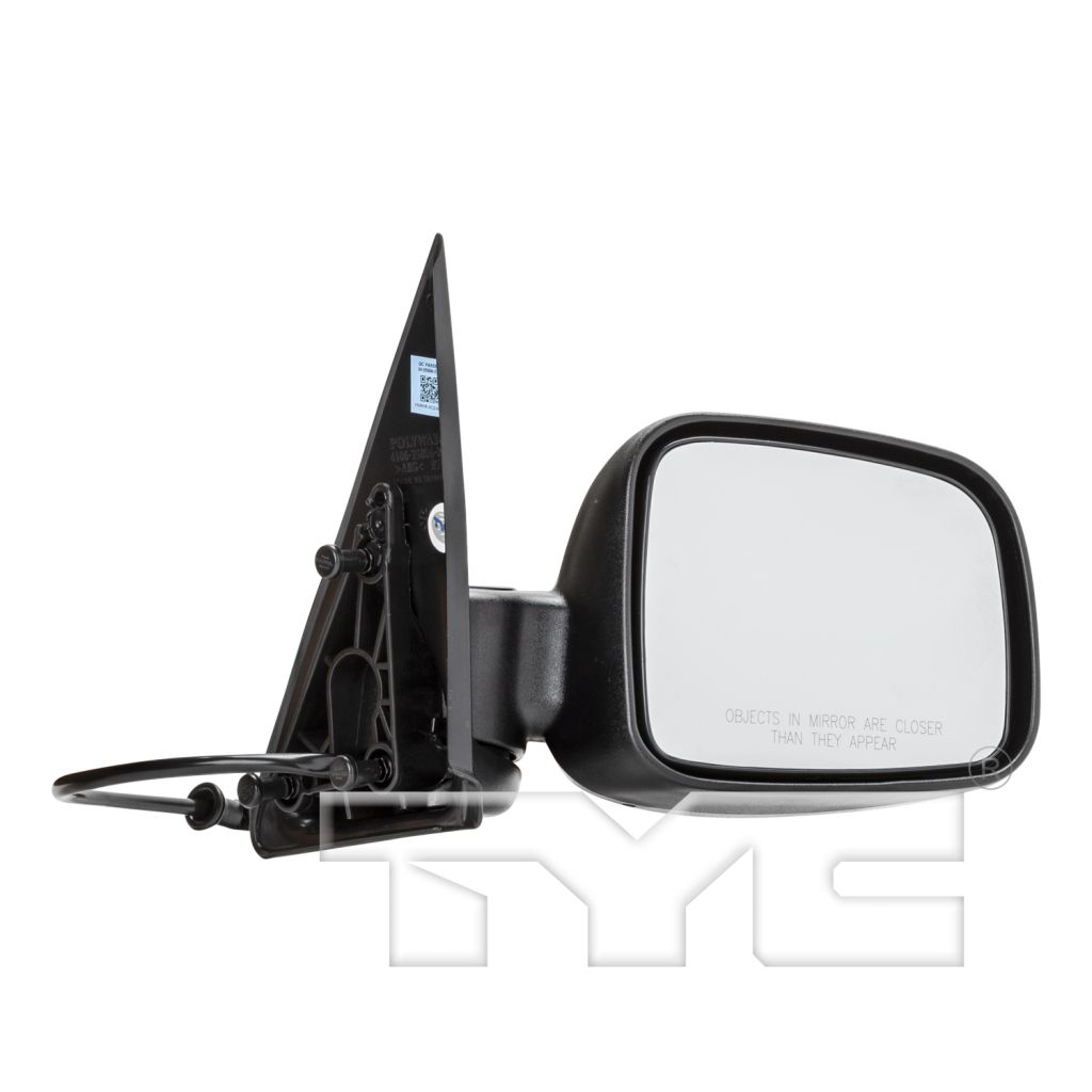 JEEP LIBERTY DOOR MIRROR RIGHT (Passenger Side) POWER/ NOT HEATED (BLK) OEM#55155840AI 2002-2007 PL#CH1321218