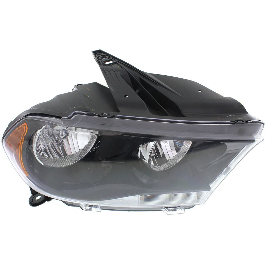 DODGE TRUCKS & VANS DURANGO HEAD LAMP ASSEMBLY RIGHT (Passenger Side) (HALOGEN)(BLK BEZEL) **CAPA** OEM#68084076AB 2011-2013 PL#CH2503229C