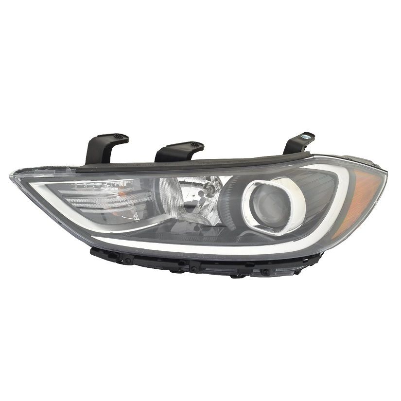 HYUNDAI ELANTRA SEDAN HEAD LAMP ASSY LEFT (Driver Side) (DEPO REDESIGN)(HID)(2.0L)(USA) OEM#92101F3200 2017-2018 PL#HY2502226