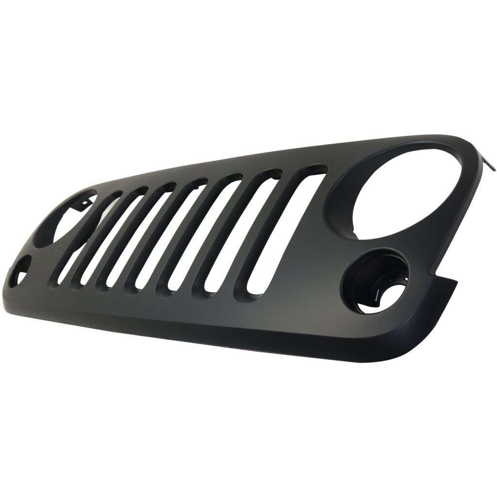 JEEPVEHICLE WRANGLER (JK) GRILLE (PAINTED)**CAPA** OEM#68046306AC 2007-2018 PL#CH1200313C