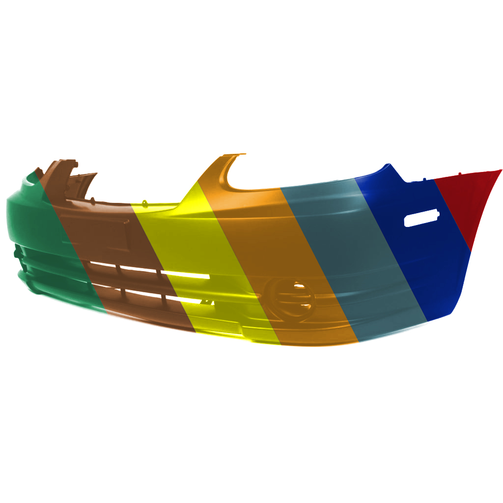 HYUNDAI ACCENT (EXC 06 SEDAN) FRONT BUMPER COVER PRIMED (W/O FOG) OEM#8651125650 2003-2006 PL#HY1000145