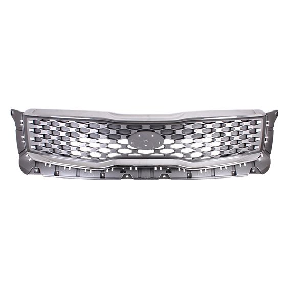 KIA TELLURIDE GRILLE SILVER GRAY W/CHROME MLDG (LX) **CAPA** OEM#86350S9000 2020-2021 PL#KI1200208C