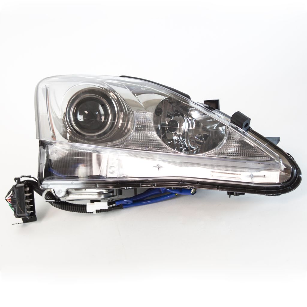LEXUS IS 250/350 (SEDAN) HEAD LAMP ASSY RIGHT (Passenger Side) (HID)(NO BULBS) OEM#8114053390 2009-2010 PL#LX2519124