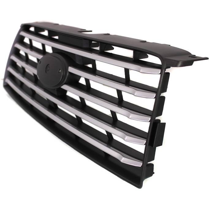 SUBARU FORESTER GRILLE BLACK W/SILVER MLDGS (EXC MESH) OEM#91121SA082 2006-2008 PL#SU1200136