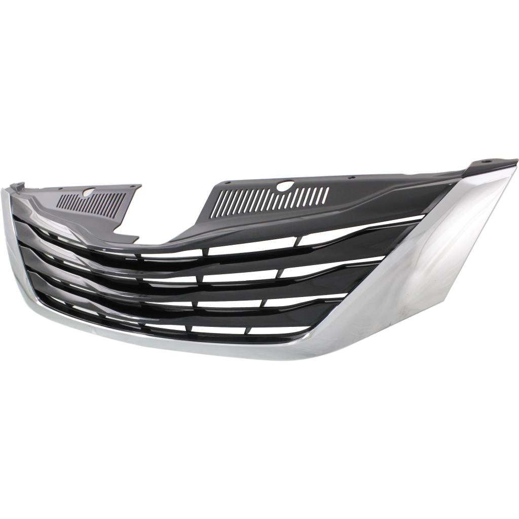 TOYOTA SIENNA GRILLE ASSEMBLY PTM/BLK W/CHR MOLDING (LE) OEM#5310108020C0 2015-2017 PL#TO1200398