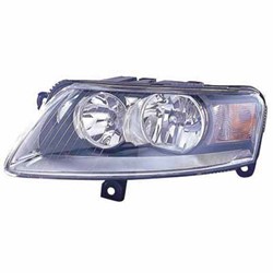 AUDI S6 SEDAN HEAD LAMP ASSY LEFT (Driver Side) (HALOGEN) OEM#4F0941003DN 2007-2008 PL#AU2502131
