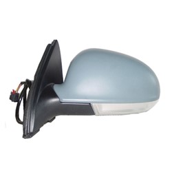 VOLKSWAGEN JETTA SEDAN (GEN 5) DOOR MIRROR ASSEMBLY LEFT (Driver Side) POWER/HEATED (W/SIGNAL)(W/O PUDDLE LAMP) OEM#1K1857507DJ9B9-PFM 2005-2010 PL#VW1320122