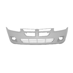 DODGE STRATUS/SEDAN FRONT BUMPER COVER PRIMED (W/FOG) OEM#4805897AB 2004-2006 PL#CH1000406