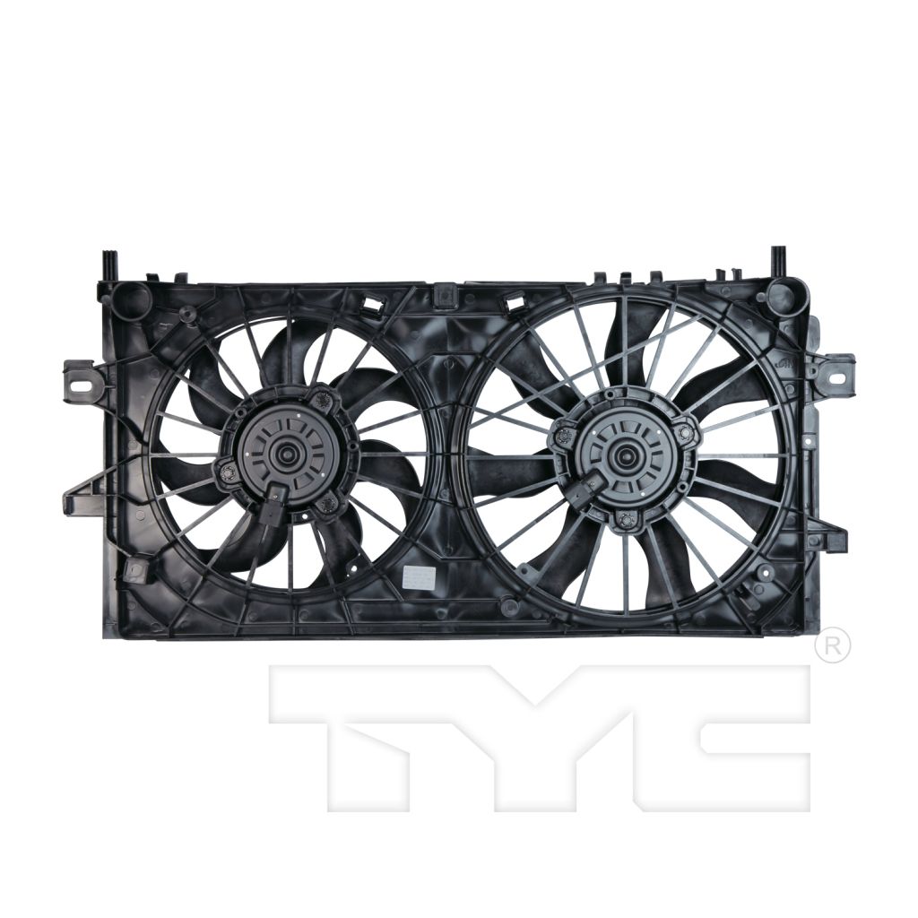 BUICK LACROSSE RADIATOR & A/C FAN ASSY (5.3L)(DUAL FAN) OEM#89018697-PFM 2008-2009 PL#GM3115188