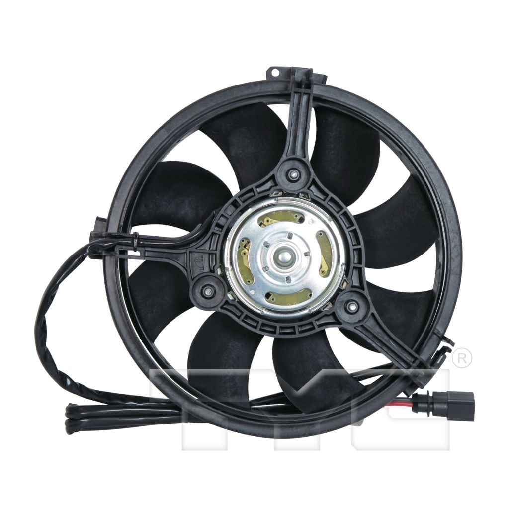 VOLKSWAGEN PASSAT (1PC HEAD/LAMP Design) RADIATOR FAN ASSEMBLY 1.8/2.0/2.8L (Auxiliary) OEM#8D0959455R 2001-2005 PL#VW3115105