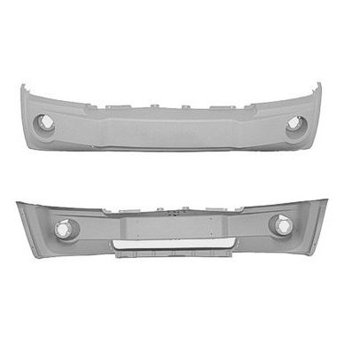 JEEP GRAND CHEROKEE FRONT BUMPER COVER PRM(W/CHR Insert)(EXC MDL) OEM#5159124AA 2005-2007 PL#CH1000450